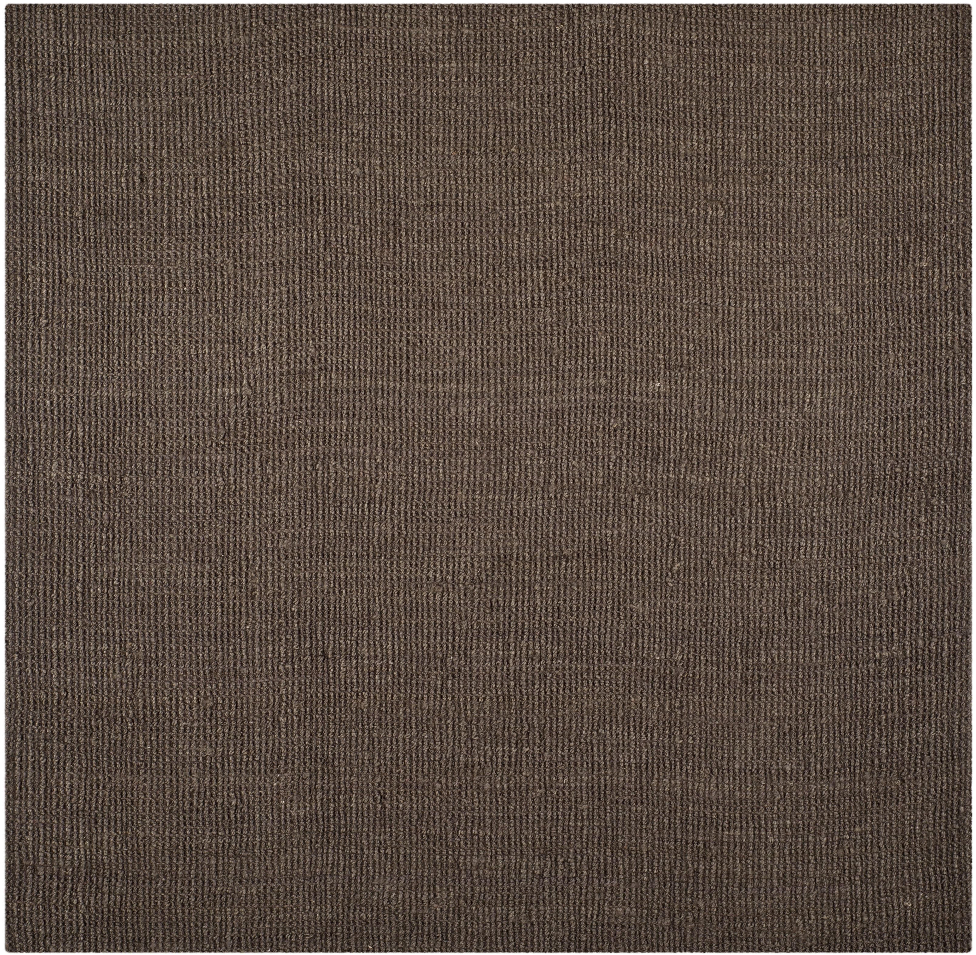Handmade Brown Jute Square Non-slip Area Rug