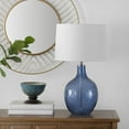 thumbnail image 1 of Safavieh Nadine 26 in. Modern Glass Table Lamp, Blue, 1 of 4