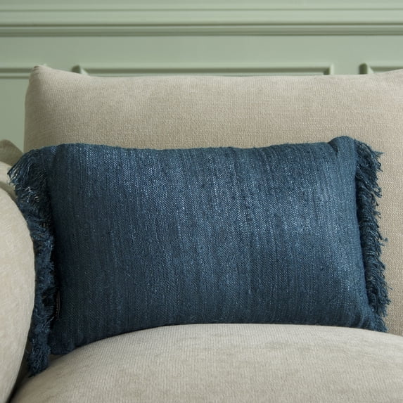 Safavieh Nalu 12" x 20" Modern Cotton Decorative Pillows, Teal