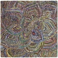 thumbnail image 1 of SAFAVIEH Nantucket Conway Geometric Cotton Area Rug, Multi, 4' x 4' Square, 1 of 9