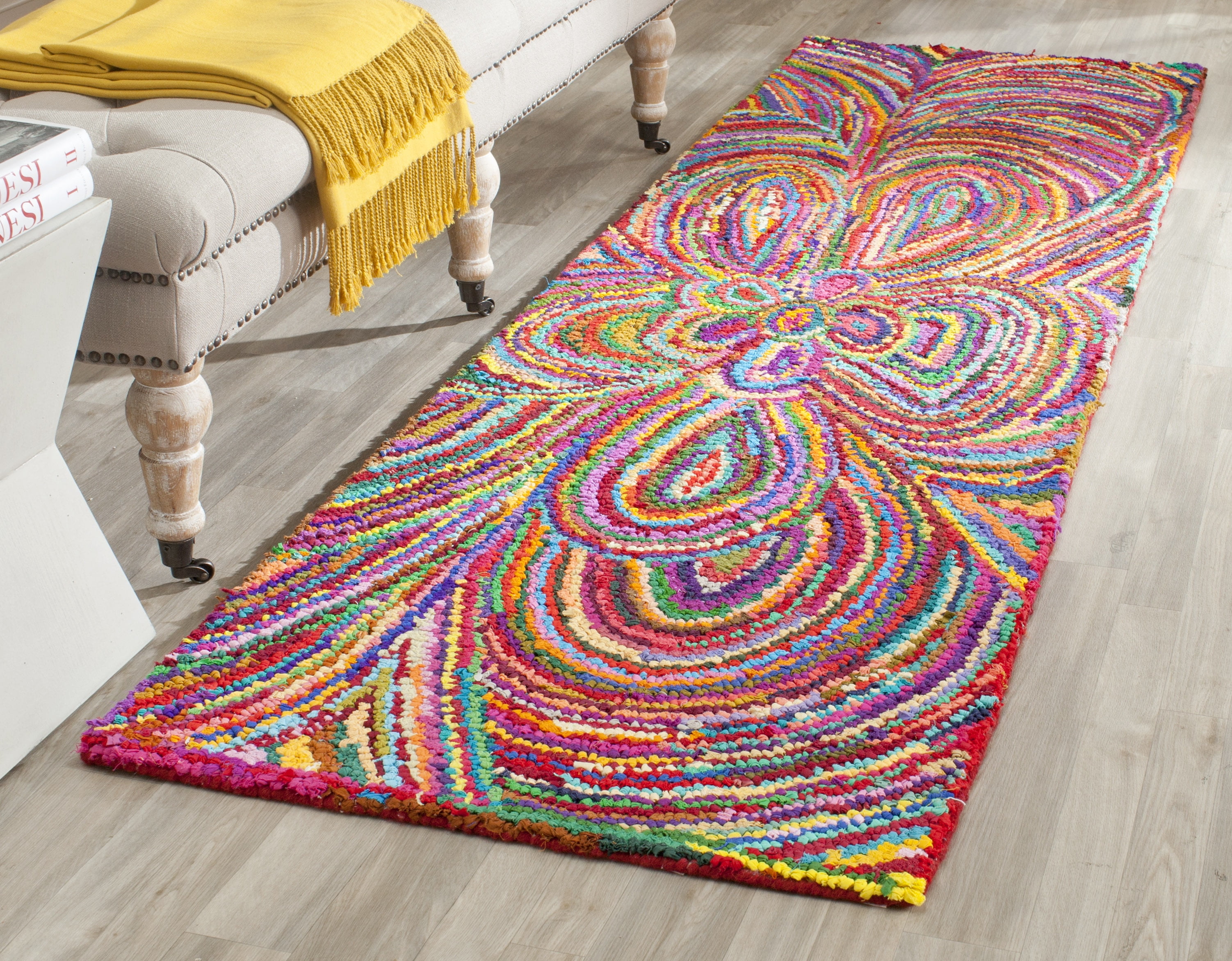 Nantucket Multicolor Hand-Tufted Wool Runner Rug