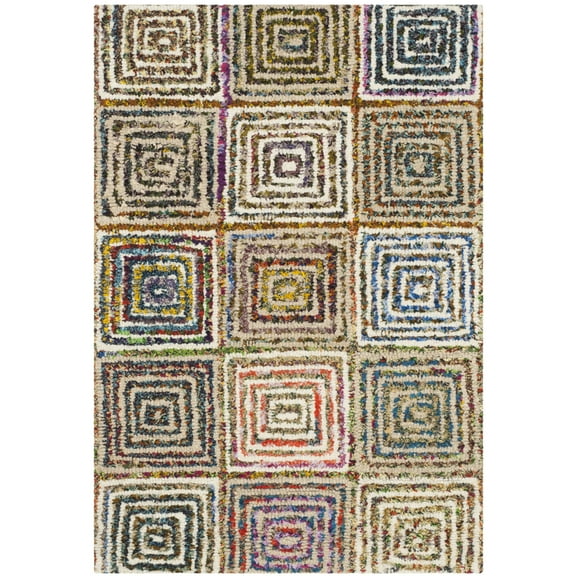 Safavieh Nantucket Euanthe Checkered Squares Area Rug or Runner