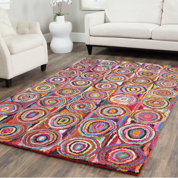 Safavieh Nantucket Marta Geometric Circles Area Rug or Runner