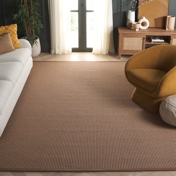 Safavieh Napa Faux Sisal Jorie Solid Area Rug, Marble/Brown, 8' x 10'