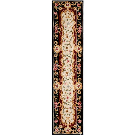 Safavieh Naples NA508A Ivory, Black 2'3" x 12' Rug
