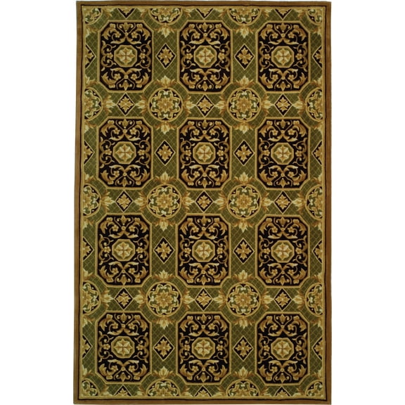 Safavieh Naples NA706A Gray, Silver, Charcoal 6' x 9' Rug