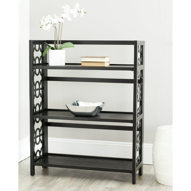 Safavieh Natalie Geometric Rustic 3 Tier Low Bookcase Walmart