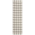 thumbnail image 1 of Safavieh Natura Alvina Geometric Plaid Runner, 2'3" x 8', Grey/Ivory, 1 of 4