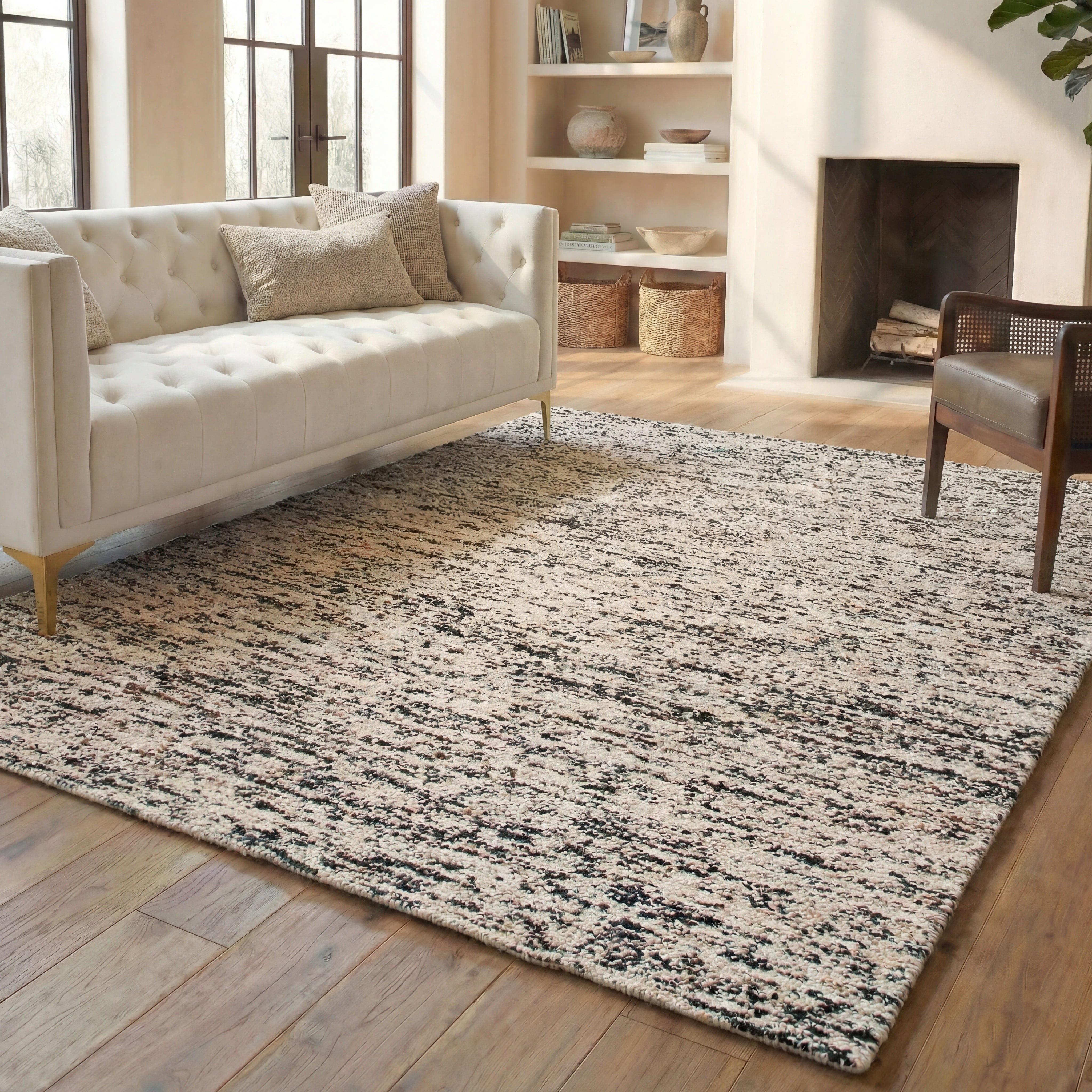 Safavieh Natura Earnestine Solid Area Rug, Beige/Gray, 9' x 12'