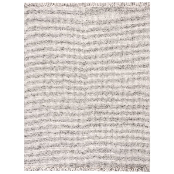 Safavieh Natura Irinka Wool Fringe Rug 5' x 8' - Grey/Black - Rectangle