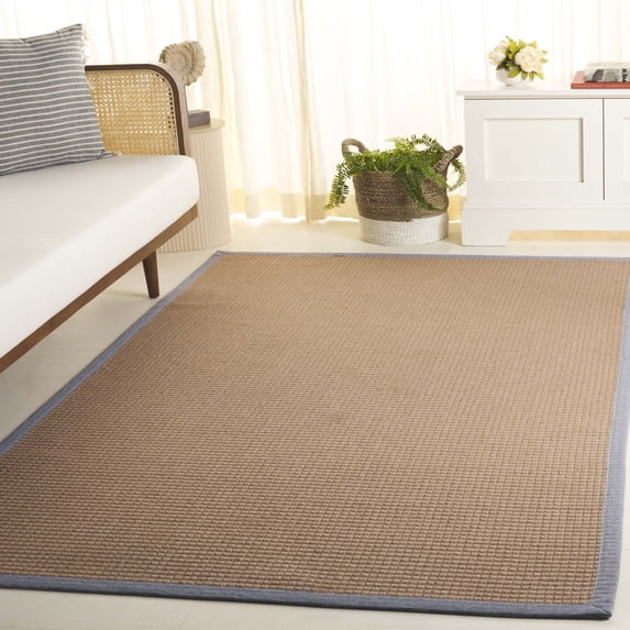 Safavieh Natural Fiber Barclay Solid Color Area Rug, Maize/Brown, 5' x 8'