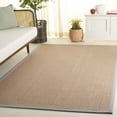 thumbnail image 1 of Safavieh Natural Fiber Bryan Solid Color Area Rug, Natural/Beige, 5' x 8', 1 of 10
