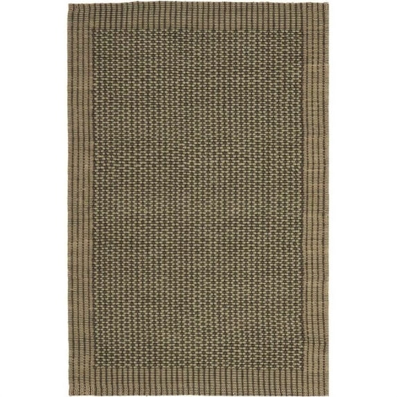 Safavieh Natural Fibers 400 NF451B Charcoal, Green 5' x 8' Rug