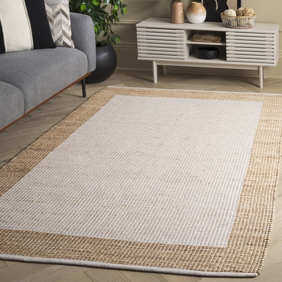 Safavieh Natural Fiber Graeme Geometric Area Rug, Natural/Ivory, 5' x 8'