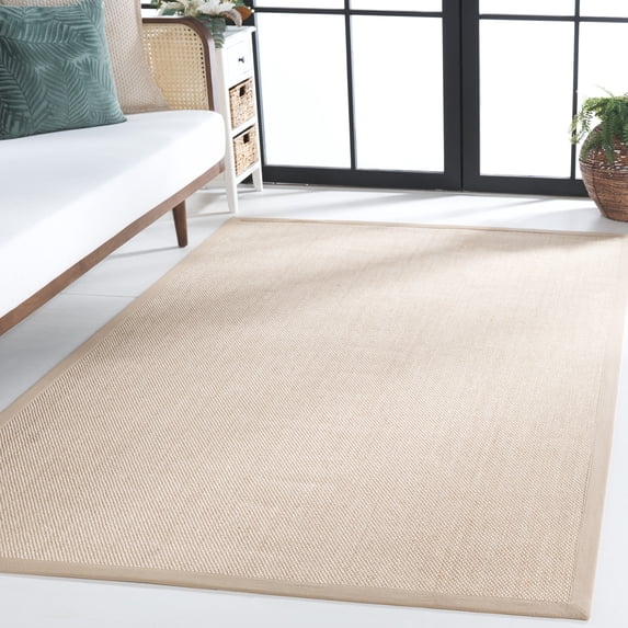 Safavieh Natural Fiber Kristal Solid Color Area Rug, Natural, 6' x 6' Square