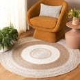 thumbnail image 1 of Safavieh Natural Fiber Lamont Bordered Area Rug, Natural/Ivory, 5' x 5' Round, 1 of 7