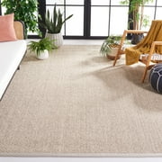 Safavieh Natural Fiber Charlene Bordered Area Rug, Marble, 9' x 12'