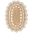 thumbnail image 1 of SAFAVIEH Natural Fiber Charlton Geometric Area Rug, Natural, 5' x 7' Oval, 1 of 7