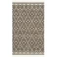 thumbnail image 1 of Safavieh Natural Kilim Collection NKM316A Flatweave Brown and Ivory Wool Area Rug (2'6" x 4'), 1 of 5