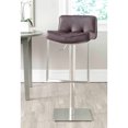 thumbnail image 1 of Safavieh Newman Bicast Leather Bar Stool, 39.37", 1 of 4