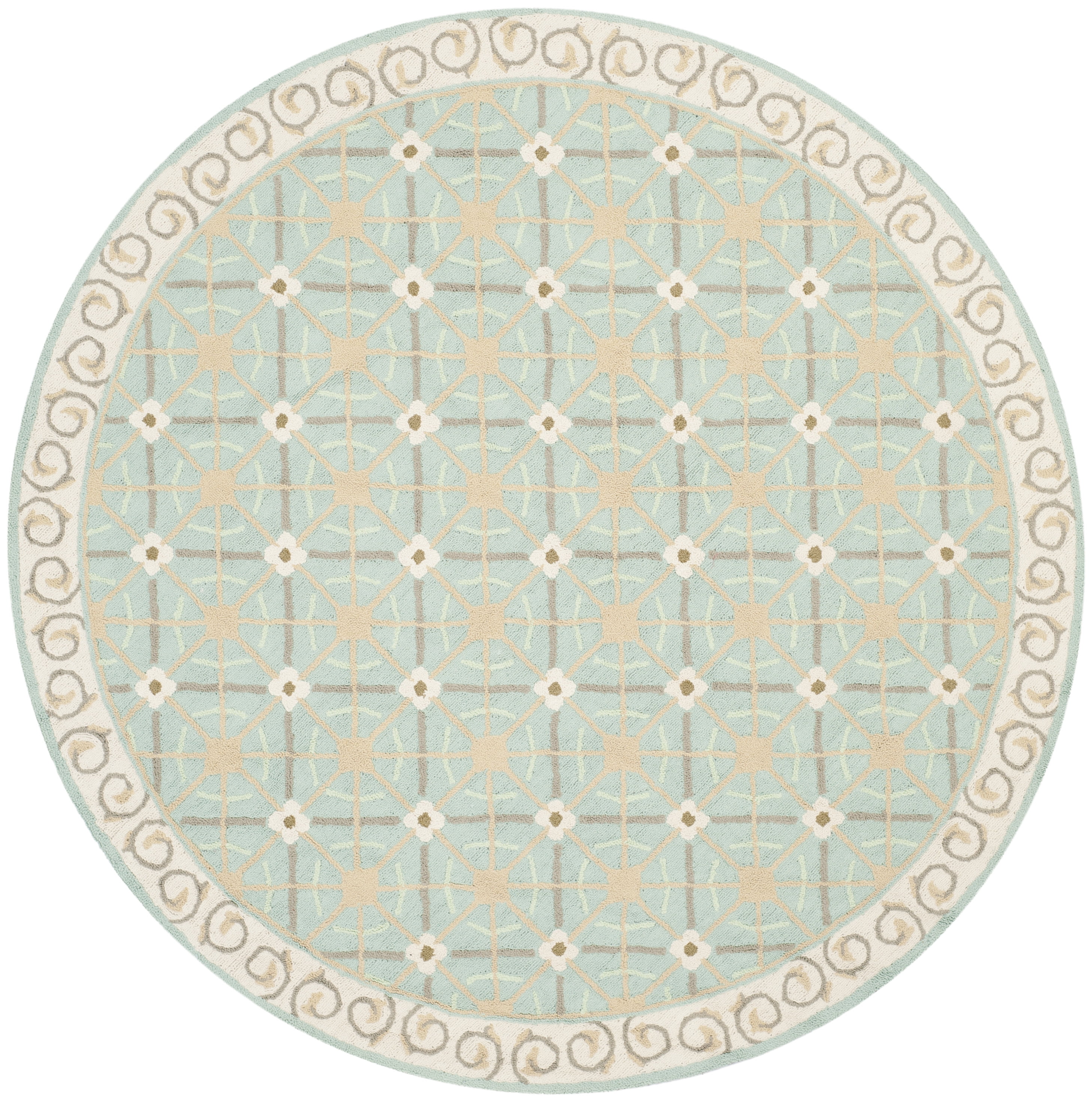 Geometric Border Rug Safavieh Newport Averill Geometric Borders Area Rug or Runner - Walmart.com