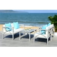 thumbnail image 1 of Safavieh Nunzio 4 Piece Outdoor Set with Accent Pillows, 1 of 10