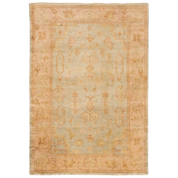 Safavieh OSH112A Oushak Soft Green / Rust