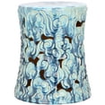 thumbnail image 1 of Safavieh Ocean Cloud Indoor/Outdoor Garden Patio Stool, Antique Blue, 1 of 4