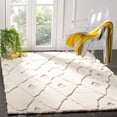 thumbnail image 1 of Safavieh Olympia Shag Aifric Geometric Area Rug-Color:Cream/Beige,Shape:Large Rectangle,Size:8' x 10', 1 of 7
