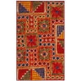 thumbnail image 1 of Aztec Orange/Multi Medium Rectangle Rug-Color:Orange/Multi,Shape:Small Rectangle,Size:3' x 5', 1 of 4