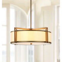 Safavieh Orb 21 in. Dia Drum Adjustable Pendant Light, Antique Gold