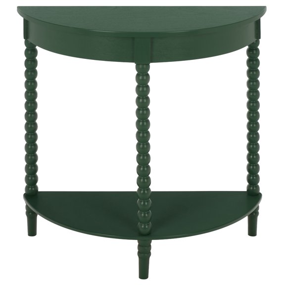 Safavieh Orbis Demilune Modern Console Table, Garden Green