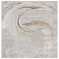 thumbnail image 1 of SAFAVIEH Orchard Edweena Modern Polyester Area Rug, Grey/Gold, 8' x 8' Square, 1 of 9