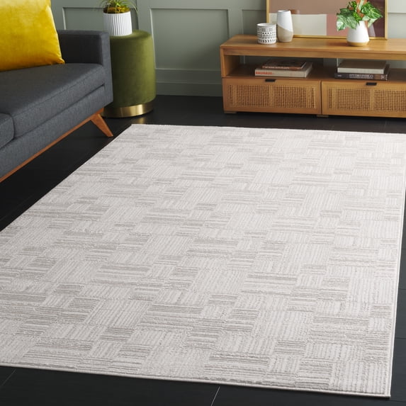 Safavieh Orchard Bianca Geometric Polyester Area Rug, Ivory, 5'3" x 7'6"