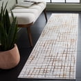 thumbnail image 1 of Safavieh Orchard Carl Abstract Polyester Runner Rug, Gold/Ivory, 2'2" x 8', 1 of 10