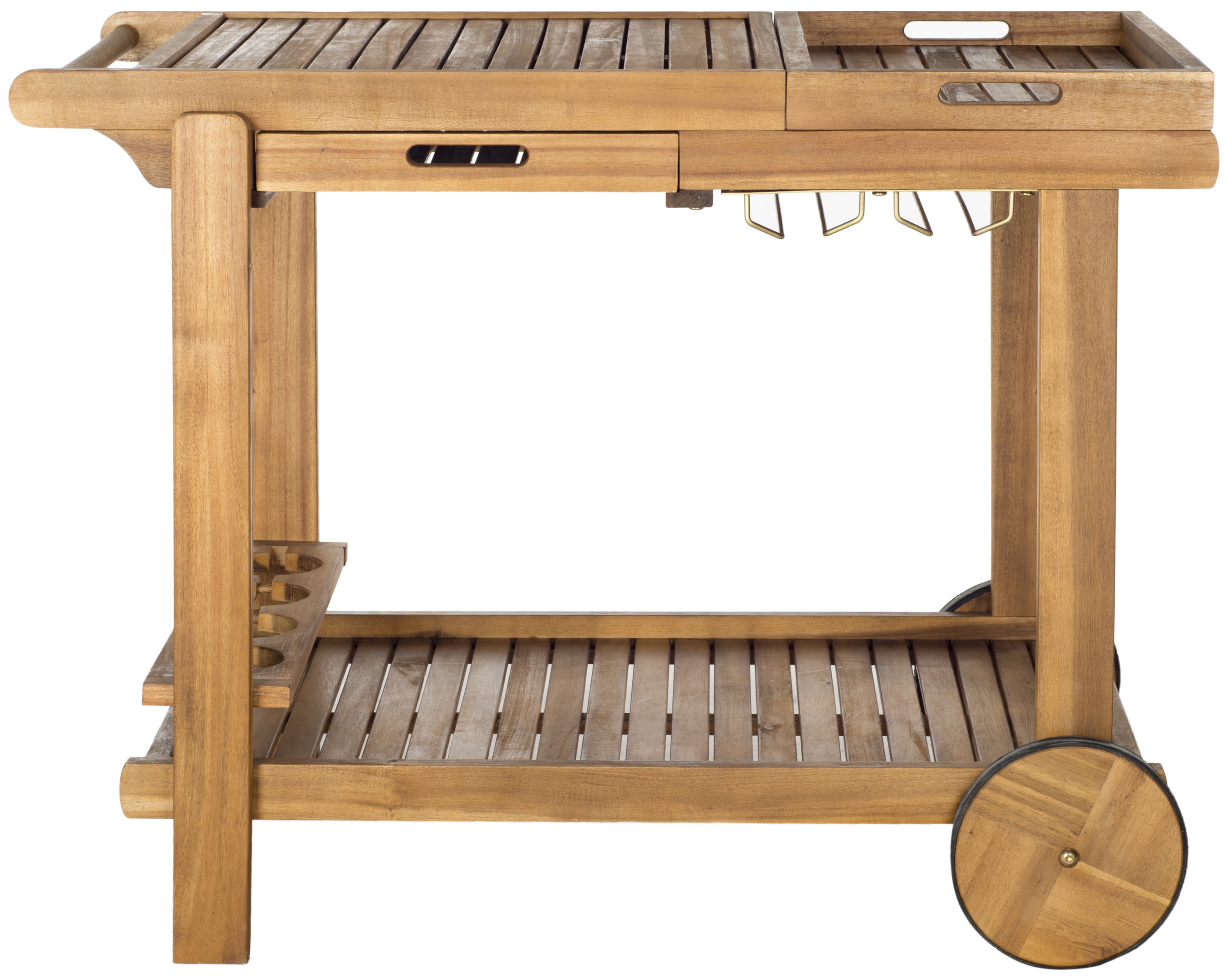 Safavieh Orland Indoor/Outdoor Contemporary Wood Tea Trolley