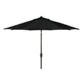 thumbnail image 1 of Safavieh Ortega 9' Market Crank Auto Tilt Patio Umbrella, Black, 1 of 7