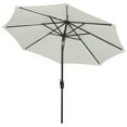 thumbnail image 1 of Safavieh Ortega 9' Market Crank Auto Tilt Patio Umbrella, Natural, 1 of 6