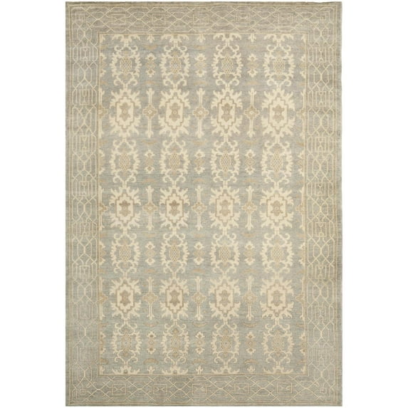 Safavieh Couture Hand-knotted Oushak Liudmila Traditional Oriental Wool Rug with Fringe 6' x 9' 6' x 9' Living Room,Bedroom