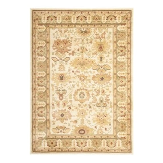 Traditional Rug - Heirloom Polypropylene, 2850Gr/Sqm -Cream/Green Style-D-Color:Cream/Green,Design:Traditional,Shape:Large Rectangle,Size:13'L x 9' 6''W