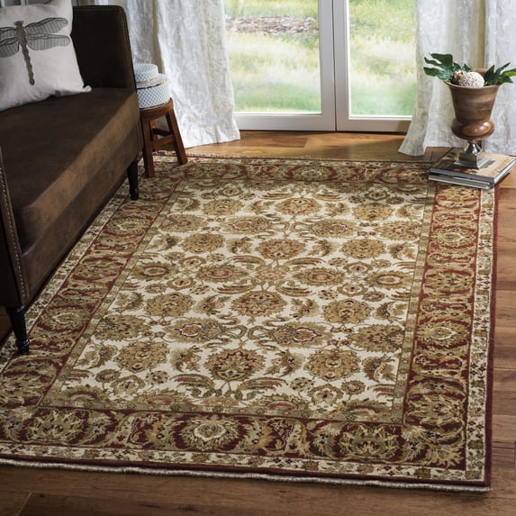 Safavieh Old World Crispian Oriental Wool Area Rug, Ivory/Rust, 6' x 9'