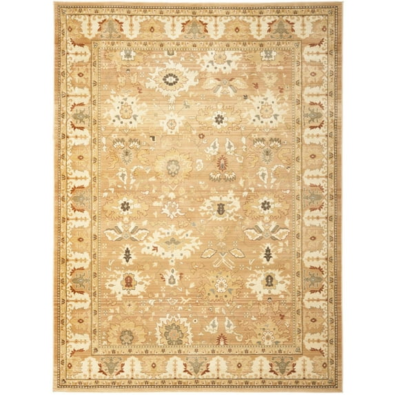 Traditional Rug - Heirloom Polypropylene, 2850Gr/Sqm -Light Brown/Light Brown-Color:Light Brown,Design:Traditional,Shape:Large Rectangle,Size:8' x 11'