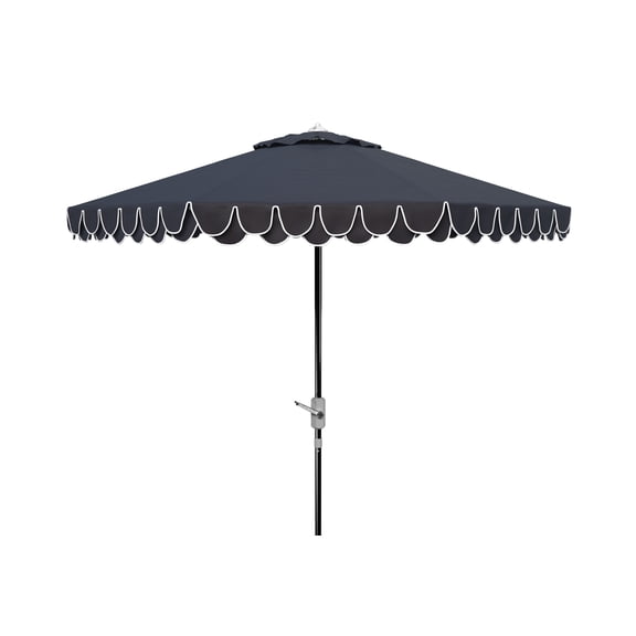Safavieh Outdoor Elegant Valence 9Ft Auto Tilt Umbrella
