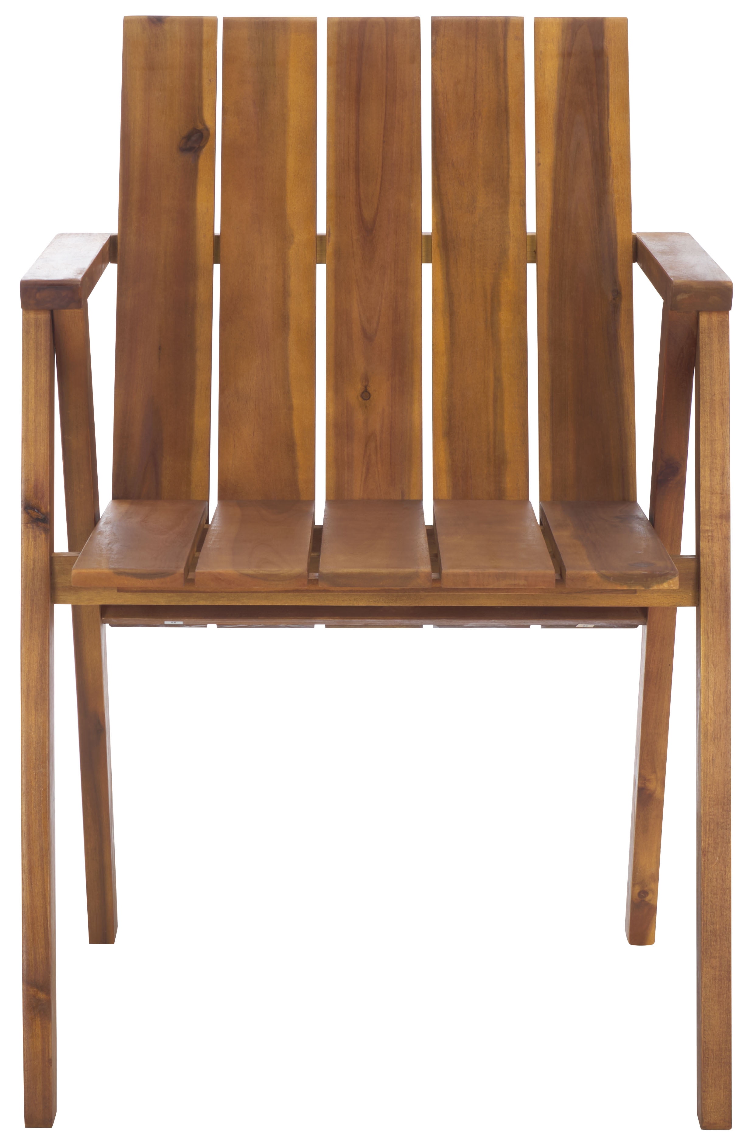 Safavieh Outdoor Tucker Wood Adirondack Chair, Natural