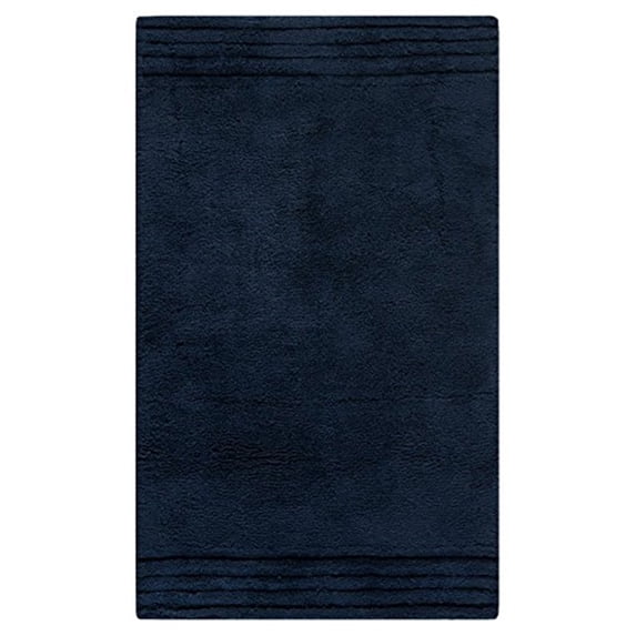 Safavieh PMB621 Plush Master Bath Rug - Set of 2-Finish:Navy/Navy,Shape:Small Rectangle,Size:3' 9''L x 2' 3''W