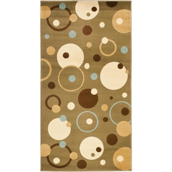 Safavieh PRL6851 Porcello Area Rug-Finish:Green/Multi,Shape:Accent,Size:3' 7''L x 2'W