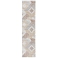 thumbnail image 1 of SAFAVIEH Palma Vincent Geometric Runner Rug, Beige/Light Grey, 2'2" x 7', 1 of 5