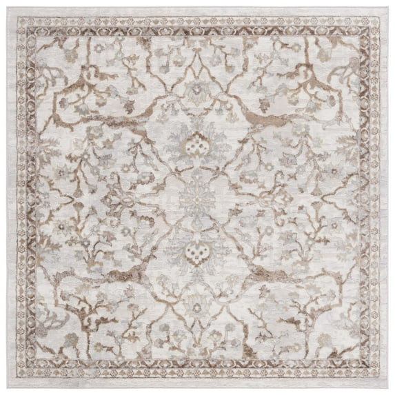 SAFAVIEH Palma Giuseppe Oriental Area Rug, Beige/Brown, 3' x 3' Square