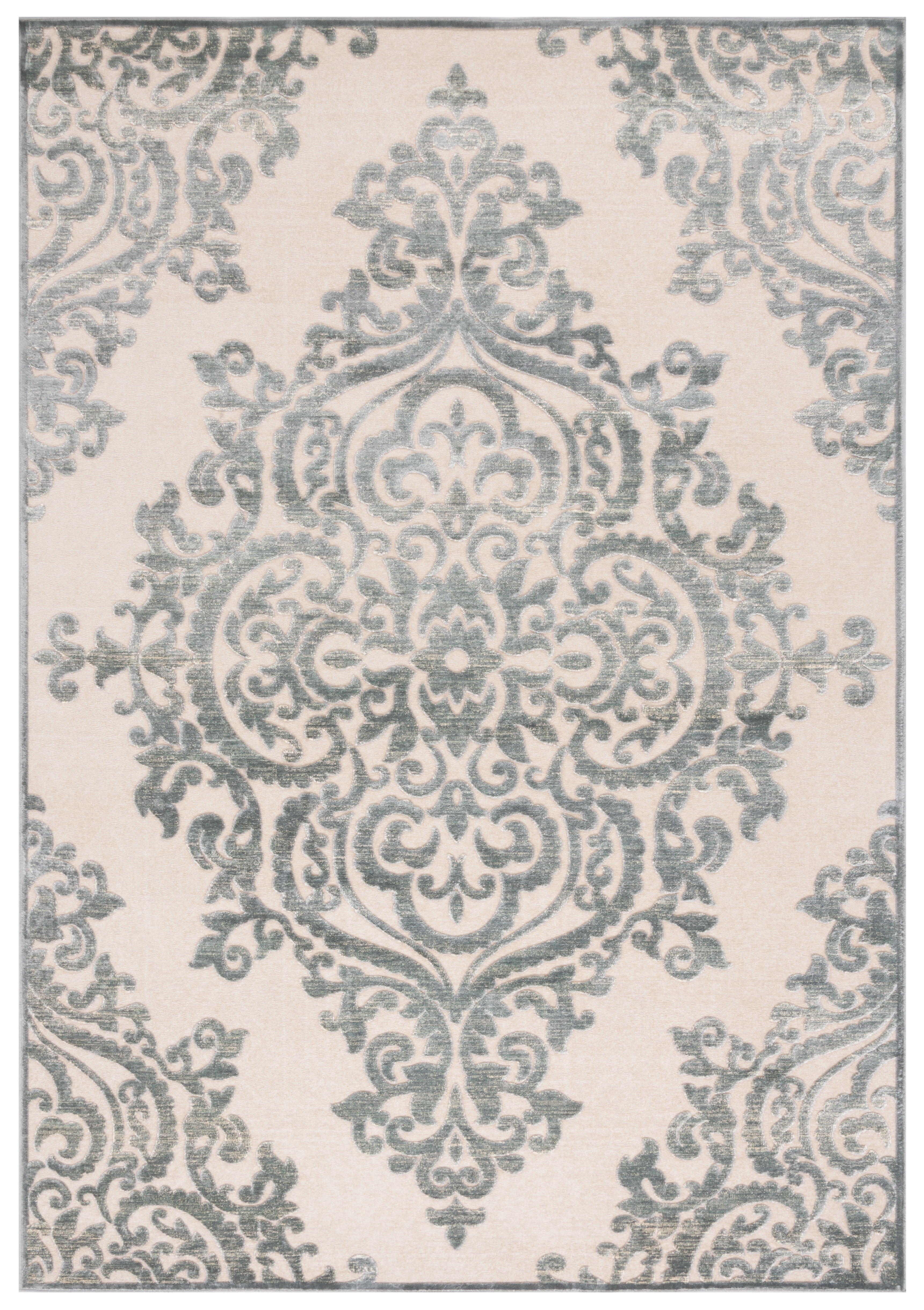 Elysian Fields Gray Silk Blend 8' x 10' Rectangular Rug