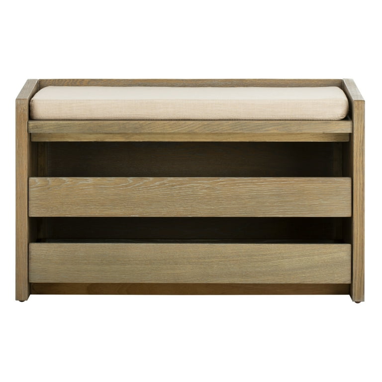 Walmart storage bench with cushion hot sale